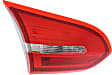 Driver Side, Inner Tail Light, with Bulb, Halogen, Red Lens, Sedan