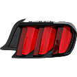 2015-2018 Ford Mustang - Passenger Side Tail Light, with Bulb, LED, Smoked Lens, CAPA CERTIFIED