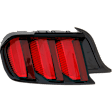 Driver Side Tail Light, with Bulb, LED, Smoked Lens
