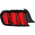 Driver Side Tail Light, with Bulb, LED, Smoked Lens, CAPA CERTIFIED