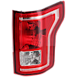 2017 Ford F-150 - Passenger Side Halogen Tail Light, With bulb(s), OE Replacement