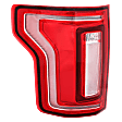 Driver Side Tail Light, with Bulb, LED, Clear and Red Lens, CAPA CERTIFIED