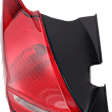 Driver Side Tail Light, with Bulb, Halogen, Red Lens, CAPA CERTIFIED