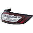 Passenger Side Tail Light, with Bulb, LED, Clear and Red Lens, SE/SEL Models