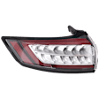 Driver Side Tail Light, with Bulb, LED, Clear and Red Lens, SE/SEL Models