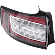 Driver Side Tail Light, with Bulb, LED, Clear and Red Lens, SE/SEL Models
