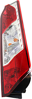 Passenger Side Tail Light, with Bulb, Halogen, Red Lens