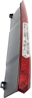 Passenger Side Tail Light, with Bulb, Halogen, Red Lens