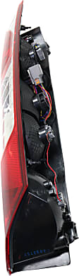 Passenger Side Tail Light, with Bulb, Halogen, Red Lens