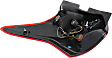 Passenger Side Tail Light, with Bulb, Halogen, Red Lens, Hatchback
