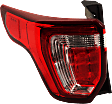 2019 Ford Police Interceptor Utility Base - Driver Side Halogen Tail Light, With bulb(s), OE Replacement