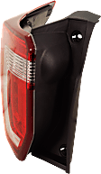 2019 Ford Police Interceptor Utility Base - Driver Side Halogen Tail Light, With bulb(s), OE Replacement