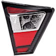 Driver Side, Inner Tail Light, with Bulb, Halogen, Red Lens, CAPA CERTIFIED