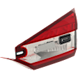 Passenger Side, Inner Tail Light, with Bulb, Halogen, Clear and Red Lens, Mounts On Luggage Lid, S/SE/Sport Models