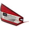 Driver Side, Inner Tail Light, with Bulb, Halogen, Clear and Red Lens, Mounts On Luggage Lid, S/SE/Sport Models