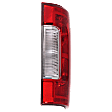 2017-2019 Ford F-250 Super Duty - Passenger Side Tail Light, with Bulb, Halogen, Clear and Red Lens