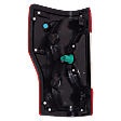 2017-2019 Ford F-250 Super Duty - Passenger Side Tail Light, with Bulb, Halogen, Clear and Red Lens