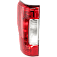 Driver Side Tail Light, with Bulb, Halogen, Clear and Red Lens