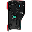 Driver Side Tail Light, with Bulb, Halogen, Clear and Red Lens