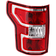2018 Ford F-150 XLT - Driver Side Halogen Tail Light, With bulb(s), OE Replacement
