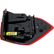 Driver Side, Outer Tail Light, with Bulb, LED, CAPA Certified