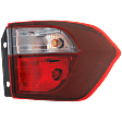 Passenger Side, Outer LED Tail Light, With bulb(s), OE Replacement, CAPA Certified