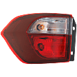 Driver Side, Outer LED Tail Light, With bulb(s), OE Replacement, CAPA Certified