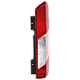 Passenger Side Halogen Tail Light, with Bulb, For Models with Dual Rear Wheels, CAPA CERTIFIED