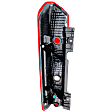 Passenger Side Halogen Tail Light, with Bulb, For Models with Dual Rear Wheels, CAPA CERTIFIED