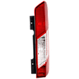 Passenger Side Halogen Tail Light, without Bulb, For Models with Dual Rear Wheels, CAPA Certified