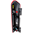 Passenger Side Halogen Tail Light, without Bulb, For Models with Dual Rear Wheels, CAPA Certified