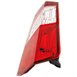 Passenger Side Halogen Tail Light, without Bulb, For Models with Dual Rear Wheels, CAPA Certified