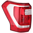 2019 Ford Expedition - Driver Side Halogen Tail Light, With bulb(s), OE Replacement, CAPA Certified