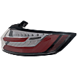 2019-2024 Ford Edge - Passenger Side, Outer Tail Light, with Bulb, LED, Clear and Red Lens, CAPA CERTIFIED