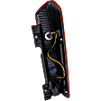 2022 Ford Transit-350 - Driver Side Halogen Tail Light, With bulb(s), For Models With Single Rear Wheels, OE Replacement
