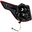 Passenger Side LED Tail Light, with Bulb, CAPA Certified
