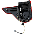 Passenger Side LED Tail Light, with Bulb, CAPA Certified