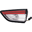 Passenger Side, Inner LED Tail Light, With bulb(s), Clear & Red Lens, CAPA Certified