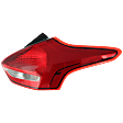 Passenger Side LED Tail Light, With bulb(s), OE Replacement, Hatchback, CAPA Certified