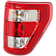 2022 Ford F-150 - Passenger Side Halogen Tail Light, With bulb(s), For Models Without Blind Spot Detection, OE Replacement, CAPA Certified
