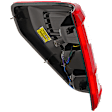2022 Ford F-150 - Passenger Side Halogen Tail Light, With bulb(s), For Models Without Blind Spot Detection, OE Replacement, CAPA Certified