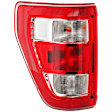 Driver Side Tail Light, with Bulb, Halogen, For Models without Blind Spot Detection, CAPA CERTIFIED