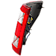 Driver Side Tail Light, with Bulb, Halogen, For Models without Blind Spot Detection, CAPA CERTIFIED