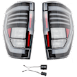 2009 Ford F-150 - Driver and Passenger Side LED Tail Light, With bulb(s),  (Styleside), Clear Lens, Black Interior, Fleetside