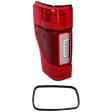 Driver Side LED Tail Light, With bulb(s), OE Replacement, CAPA Certified