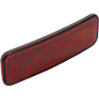 Rear, Passenger Side Bumper Reflector