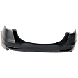 Rear Primed Bumper Cover CAPA Certified