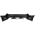 Rear Primed Bumper Cover, For Models Without Parking Aid Sensor