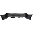 Rear Primed Bumper Cover, For Models With Parking Aid Sensor