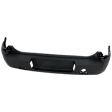 Rear Textured Bumper Cover, Base/Big Bend Models (For Models Without Park Distance Control Sensor and Towing Hitch), CAPA Certified